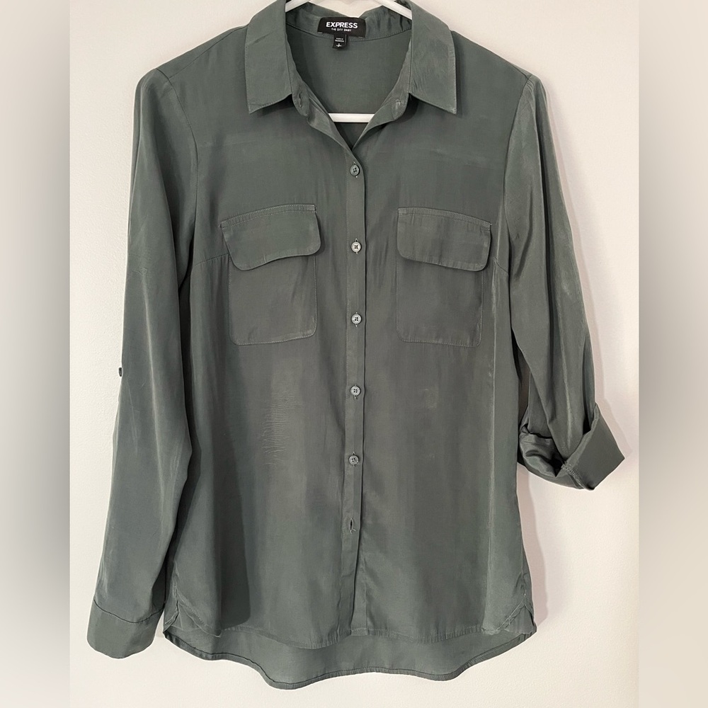 Express Button Down Shirt Size Small Waist